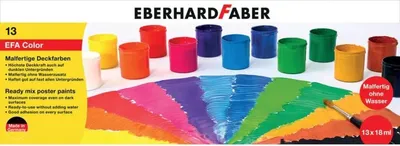 Produktbild von Malfertige Deckfarben 13er Set à 18ml. Packung mit 4 Stück