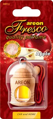 Produktbild von Autoparfüm Duftdose Duftbaum Lufterfrischer Apfel 2x Original Areon FRESCO Auto