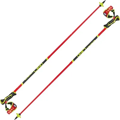 Produktbild von Leki Venom SL 3D Bright Red/Black/Neonyellow 125 cm Ski-Stöcke