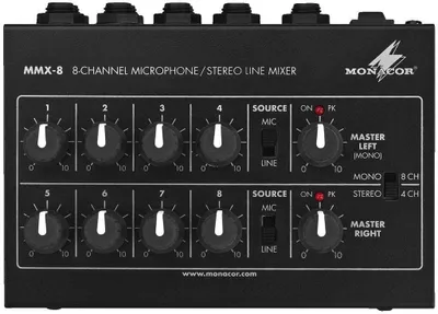 Produktbild von Monacor MMX-8 Analoges Mischpult