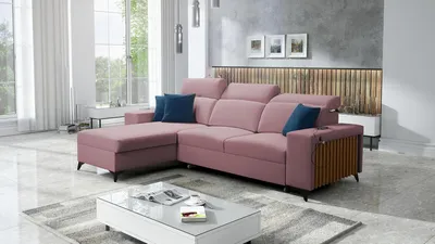 Produktbild von Praktisches Ecksofa Benny I mit Schlaffunktion und praktischem Bettzeugfach - die perfekte Lösung für Ihr Wohnzimmer! Utariovel2955