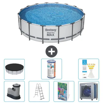 Produktbild von Bestway Steel Pro MAX Rund - 488x122 cm - 8-teilig  S551