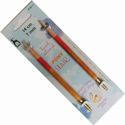 Produktbild von Pony Flair Nadelspitzen 14 cm 7 mm für Garnverbindung