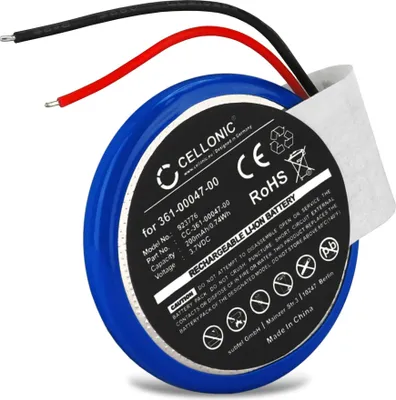 Produktbild von CELLONIC 1x Akku für Smartwatch & Fitnessarmband Kompatibel mit Garmin Forerunner 110, Forerunner 210, Forerunner 610, PD3032 - (200mAh, 3.7V)