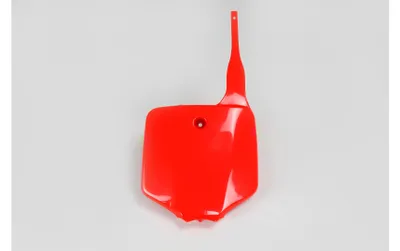 Produktbild von Startnummerntafel UFO PLAST Verkleidung Frontnummerntafel für Kawasaki KLX KX 65 / 110 ccm, Farbe:rot OEM 00-26