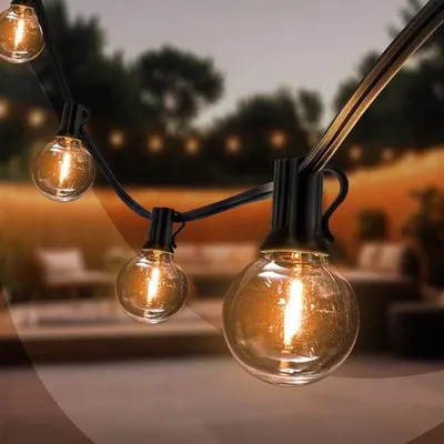 Obrázok produktu pre Svetelná reťaz 85 m, 10x E12 LED, vodotesná IP44, 3 W, 2700 K, vonkajšia