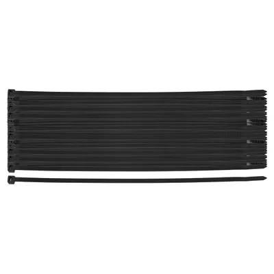 Produktbild von NEO TOOLS Nylon Kabelbinder Schwarz Set 100 Stück 200 mm x 4.8 mm - Stark Kabelbinder mit 40 kg Zugfestigkeit - UV-Beständig