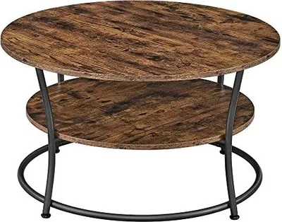 Zdjęcie produktu dla Stolik kawowy z półką rustykalny LOFT