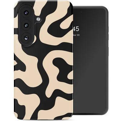Produktbild von Selencia Vivid Backcover für das Samsung Galaxy S26 – Art Wave Black