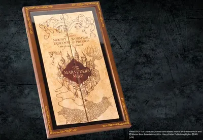 Image de Podstawka na replikę Mapy Huncwotów z drewna - Harry Potter