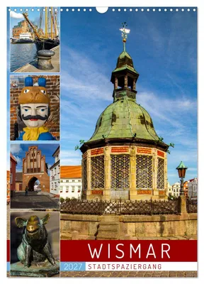 Produktbild von Wismar - Stadtspaziergang (Wandkalender 2027 DIN A3 hoch), CALVENDO Monatskalender