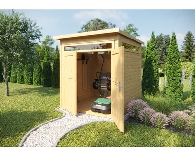 Produktbild von Gartenhaus weka 265 Gr. 3 inkl. Fußboden 247 x 286 cm natur