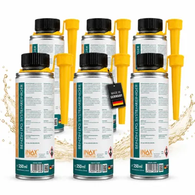 Produktbild von INOX® LPG Benzinsystemreiniger Additiv 6x250ml Systemreiniger Autos Gasanlage