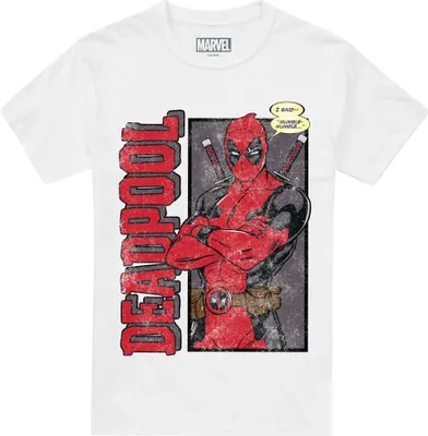 Obrázek produktu pro Deadpool - Pánské tričko "I Said Mumble" TV14989 (L) (Bílá)