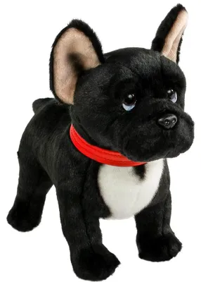 Immagine prodotto di Solidchoice - Peluche morbido a forma di Bulldog Francese, 30 cm