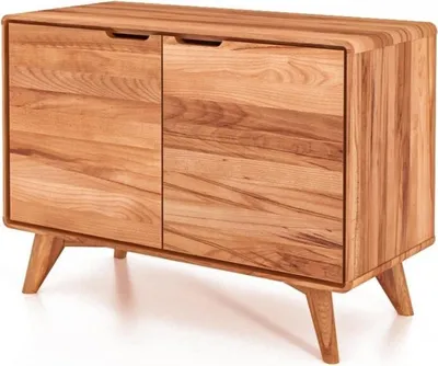 Produktbild von Kommode Gerg aus Kernbuche massiv 90x40x63 cm mit 2 Türen
