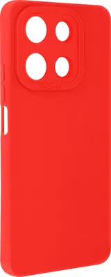 Produktbild von Avizar, SoftGlow Silikonhülle für Xiaomi Redmi Note 13 5G, geschützte Kamera, Rot