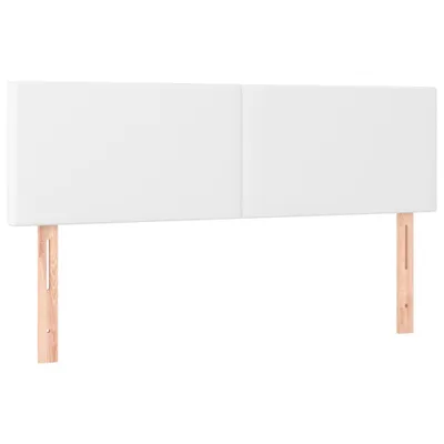 Immagine prodotto di vidaXL Testiere 2 pz. Bianco 72x5x78/88 cm in Pelle finta