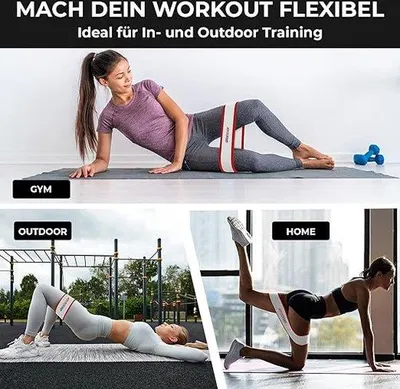 Produktbild von Famanu Hüftbänder für Fitness - Hobbyband L - 42 cm