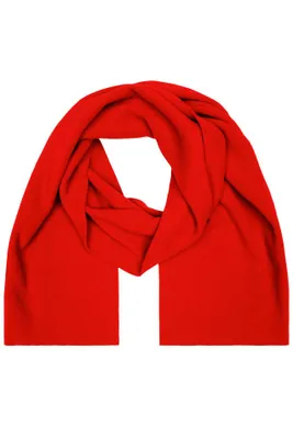 Produktbild von Extrabreiter Fleece Schal ohne Fransen red, Gr. one size