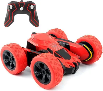 Obrázek produktu pro Bezdrátové dálkové ovládání elektrické dobíjecí Stunt auto Toy červená