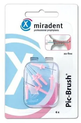 Produktbild von Pic Brush Interdentalb.Ersatzb.1,5 mm pink 6 St