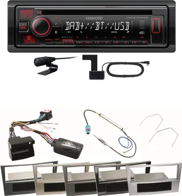 Produktbild von Kenwood KDC-BT450DAB Bluetooth DAB CD Einbauset für Astra H Corsa D Zafira B