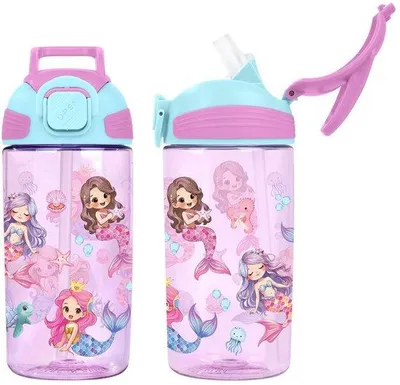 Productafbeelding van Kinderdruppelfles met Rietje en Handgreep (600 ml)
