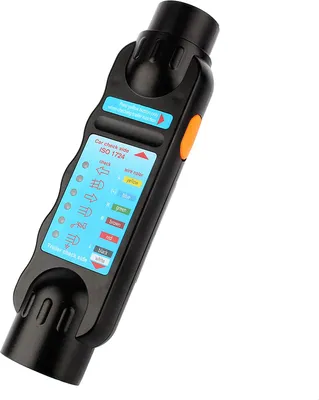 Obrázok produktu pre 7Pin 12V auto ťahanie prívesu zásuvka zásuvka Tester diagnostický nástroj čierna