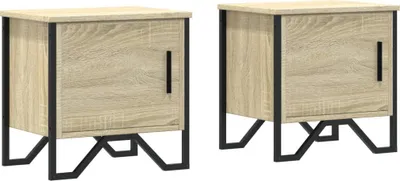 Obrázek produktu pro vidaXL Noční stolky 2 ks dub Sonoma 40x30x40 cm výrobek z odvozeného dřeva