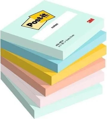Produktbild von Post-it-MemoBlok 3M Post-It 654 76x76mm Strandfarbe | Pak ein 6 -Stück | 12 Stücke