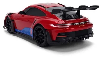 Image de Jada Véhicule Radiocommandé Porsche 911 GT3 RS Spiderman Marvel 1/16, Voiture Télécommandée 2,4GHz Rechargeable USB avec Turbo, Dès 6 Ans