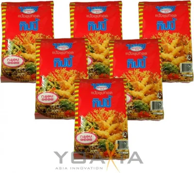 Produktbild von 6er Pack TIPPY Tempura Mix (6x 150g) | Tempura Mehl | Paniermehl | Panade