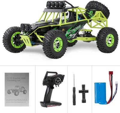 Obrázek produktu pro RC auto – měřítko 1/12 – rychlost 50 km/h – terénní vozidlo s pohonem všech čtyř kol, ovládané dálkovým ovládáním