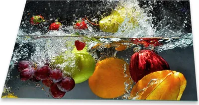 Produktbild von Herdabdeckplatte Abdeckung Glaskeramikkochfeld Abdeckplatte 1-Teilig 80x52 Früchte Schutz