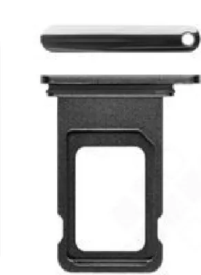 Produktbild von Ersatz SIM Tray Simkartenhalter für Apple iPhone Xs Max (A2101) Space Grey