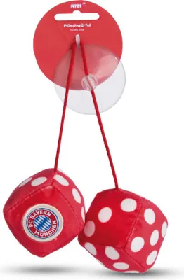 Produktbild von NICI Plüsch FC BAYERN MÜNCHEN Würfel 4x4cm, GRÜN