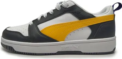 Produktbild von Puma Rebound V6 Lo Jr Black-Yellow Sizzle-White Größe EU 37,5
