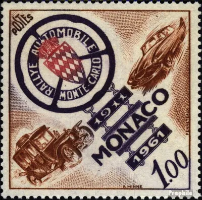 Produktbild von Briefmarken Monaco 1961 Mi 665 (kompl.Ausg.) postfrisch Rallye Monte Carlo