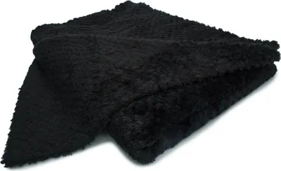 Produktbild von Plüsch stricken Ricky Ananas Schwarz 50 x 160 cm