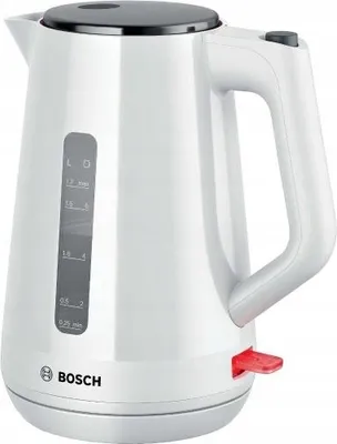 Zdjęcie produktu dla Bezprzewodowy czajnik elektryczny Bosch TWK1M121 1.7L 2400W Biały