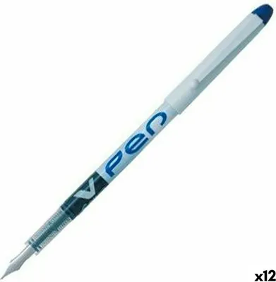 Zdjęcie produktu dla 12x PILOT 326530 Füllhalter V-Pen Federbreite: 0,4 mm blau