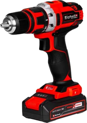 Produktbild von Akku-Bohrschrauber 18V Li-Ion, 40Nm, 2-Gang, LED, inkl. Akku & Ladegerät, kabellos & mobil
