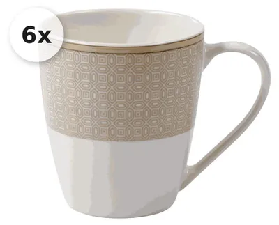 Zdjęcie produktu dla Kubek 350ml zestaw 6 Geo