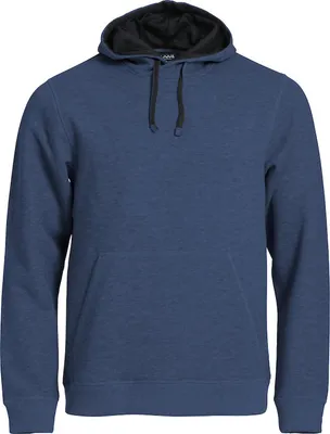 Produktbild von Klassischer Kapuzenpullover mit Kängurutasche, Kapuze und Rippenbündchen