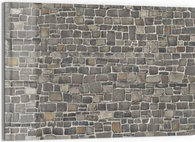 Produktbild von DEQORI Glasbild Echtglas 90x60 cm 'Steinmelodie' Wandbild Bild modern Deko