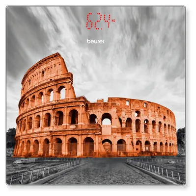 Produktbild von Beurer GS 215 ROME 75653 Elektronische Personenwaage, max. 180 kg Tragkraft, LED-Infodisplay