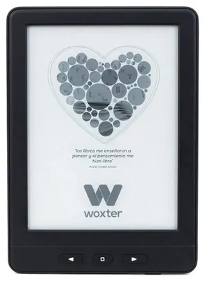 Image de Woxter Scriba 195 Paperlight TP Touchscreen eBook 6" HD E-Ink Pearl 4GB Black
