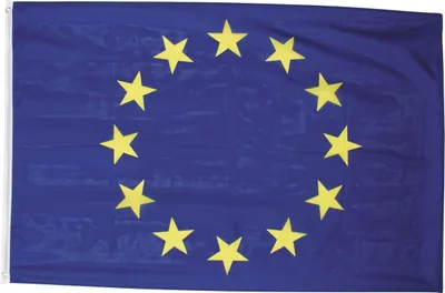 Produktbild von MFH Fahne 90 x 150 cm - Europa - blau/gelb