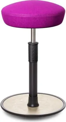 Produktbild von Sitz- Stehhocker Free Tall Hutsitz kvadrat Divina Melange Pink schwarz /creme.